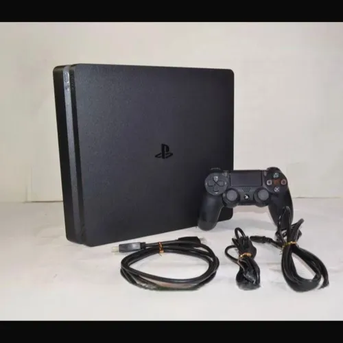 PS4 SLIM 1 TB | CAIXA E NOTA FISCAL + JOGOS INCLUSOS