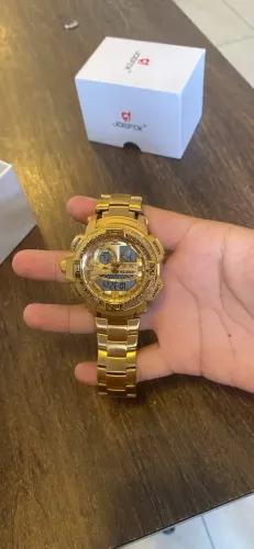 Relógio joefox de ouro novo 