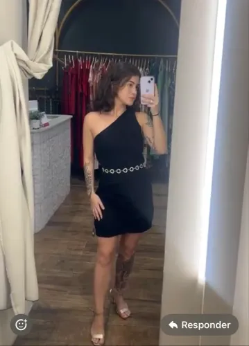 Vestido preto social 1 ombro
