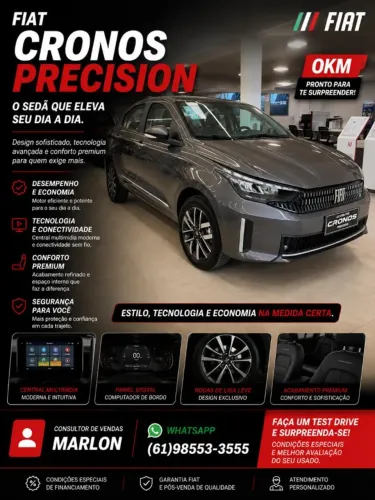 Fiat Cronos Precision 1.3 16V Flex Aut. 2026