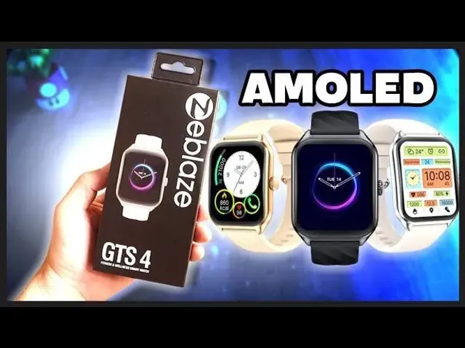 Relógio Inteligente Zeblaze GTS 4 Preto tela Amoled em Português Lacrado 