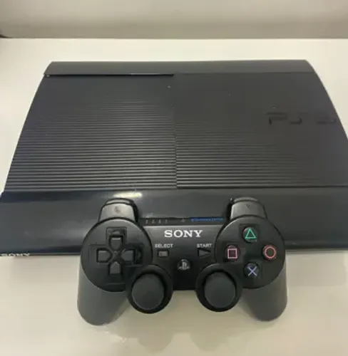 PS3 Super Slim 1 TB (leia a descrição)