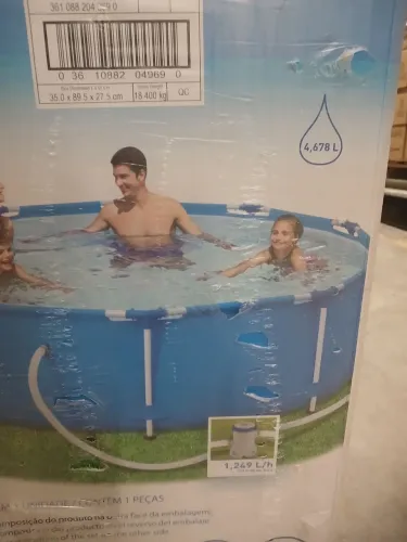 Piscina armação 4676L com filtro