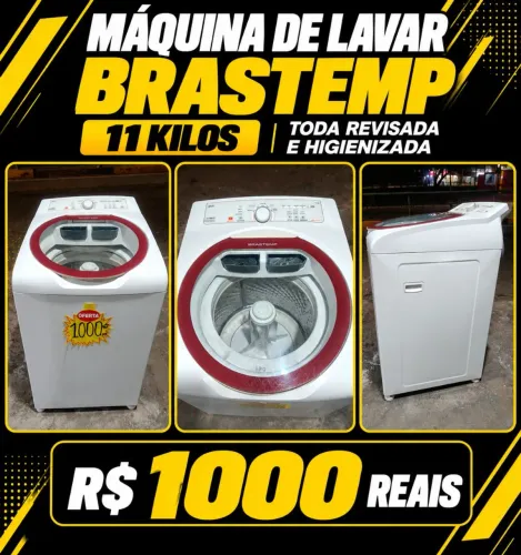MÁQUINA DE LAVAR BRASTEMP 11 KILOS