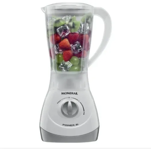 Liquidificador Mondial Power 2i NL-26 500W Branco Cinza 110V Novo, nunca usado garantia