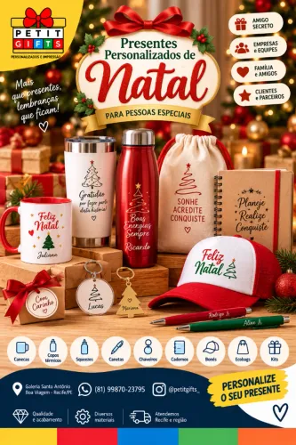 Presentes Personalizados de Natal | Petit Gifts