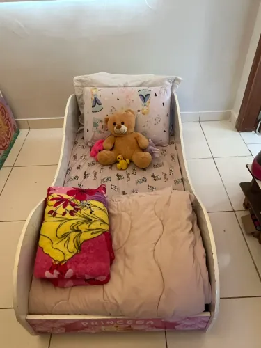Cama Infantil Carruagem - Rosa