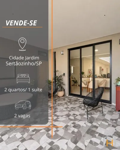 Vende-se Casa no Cidade Jardim em Sertãozinho/SP