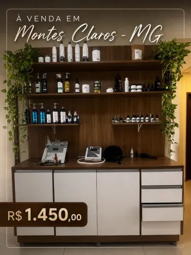 Armario e Expositor de produtos  clinica de estetica