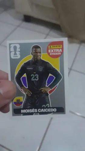 Figurinha Moisés Caicedo Prata