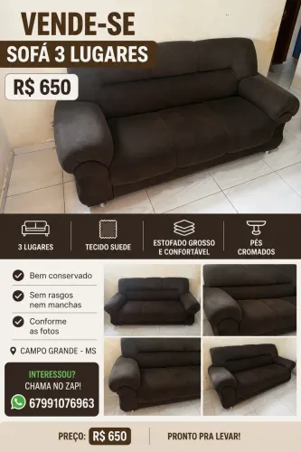Sofá 550, motivo: ganhamos um