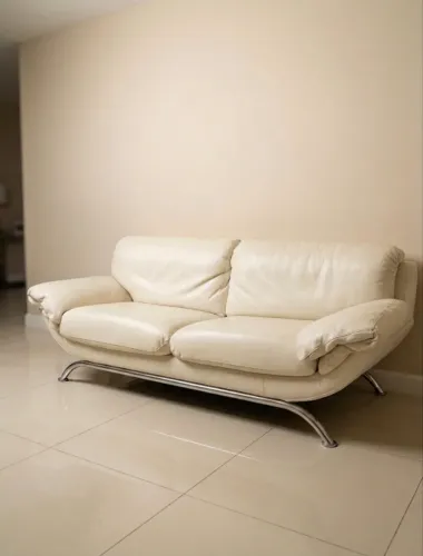 DESAPEGO! Sofá Creme 2 Lugares - Moderno e Barato!