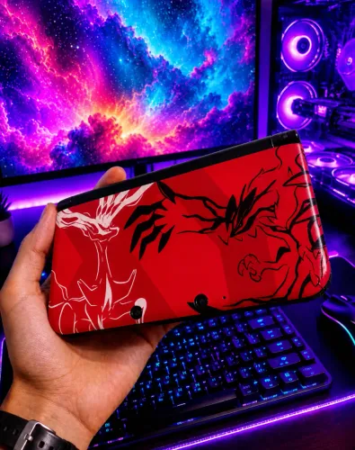 Nintendo 3DS XL 32GB/64GB cheio de jogos como Pokémon Mario Zelda.