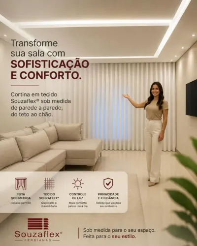 Cortinas e Persianas para Projetos Comerciais