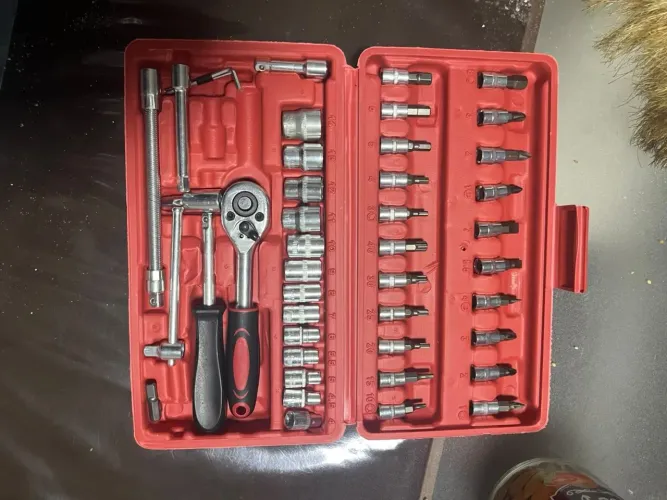 Kit de ferramentas com 46 peças