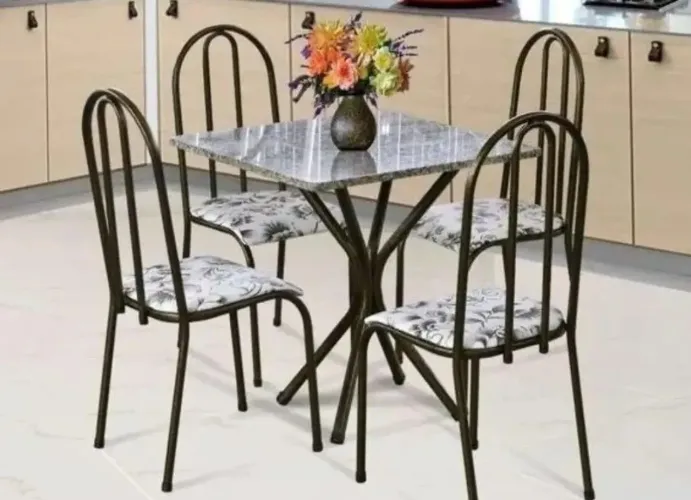 Mesa Luana 4 Cadeiras! Pronta Entrega!