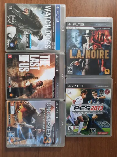 LOTE JOGOS PS3