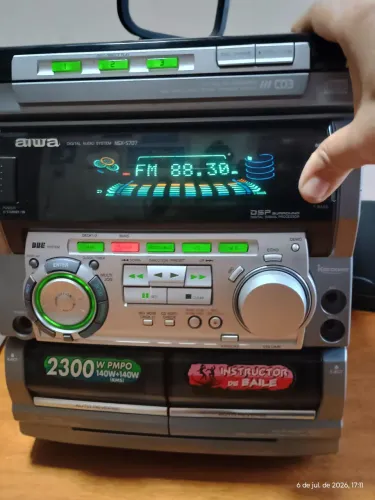 Aparelho Aiwa NSX-S707 para conserto ou retirada de peças
