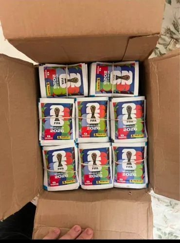 Kit figurinhas Copa do Mundo 100 envelopes