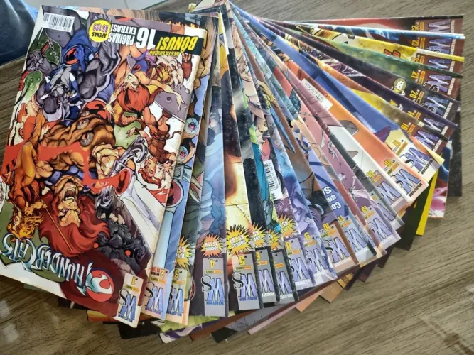 QUADRINHOS THUNDERCATS WILDSTORM - COLECAO COMPLETA VOL 1 AO 25