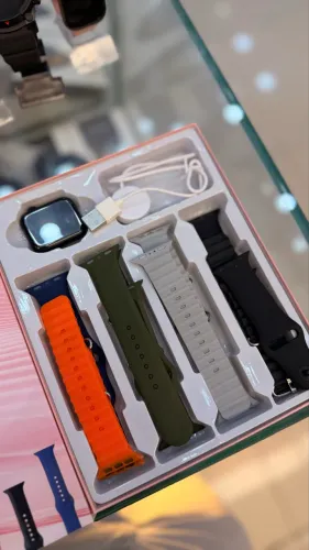 Smartwatch MINI 10 COM 8 PULSEIRAS