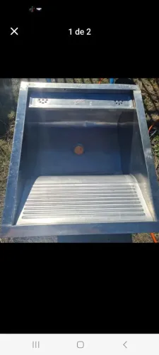 Tanque Inox de Embutir Grande 60 Litros - 73x63x32 cm (Sem Amassados)
