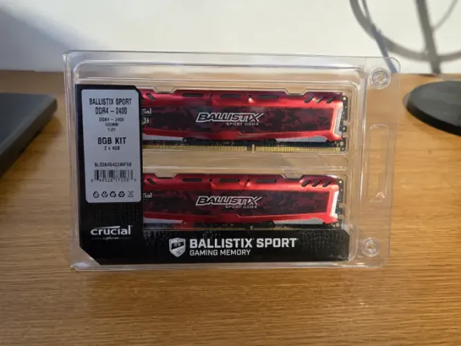 Kit Crucial Ballistix Sport Memoria 2x4GB DDR4 2400 MHZ RED
