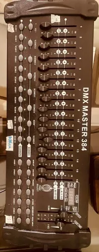 Mesa Controladora DMX Master 384 Canais Iluminação Profissional