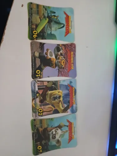 Lote tazo yokitos kung fu panda