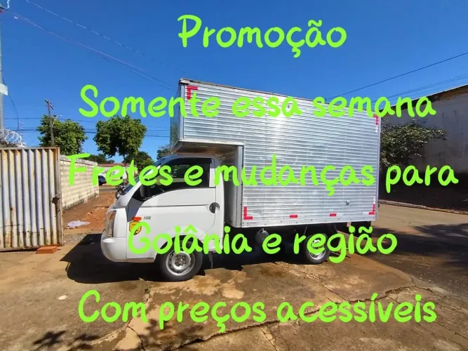 Fretes e mudanças para Goiânia e região com preço super acessível