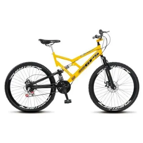 bicicleta colli aro 26 amarelo