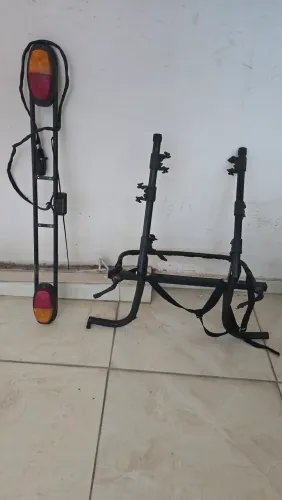 Transbike e suporte para placa
