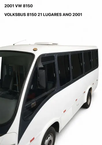 MICRO ÔNIBUS VOLKSBUS 8150 21 LUGARES ANO 2001