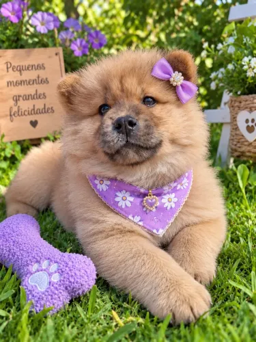 Lindíssima Chow Chow fêmea! Filhote 