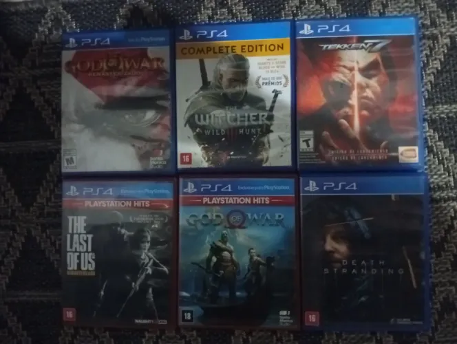 50 reais cada jogo do play 4, não vendo pra outro estado