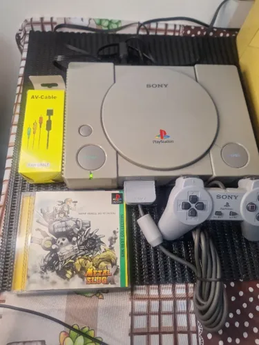 PlayStation 1 Original Sony + Metal Slug X original Funcionando Perfeitamente