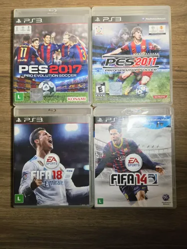 Jogos PS3 - Fifa e Pes