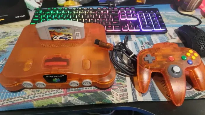 Nintendo 64 Tangerina Original