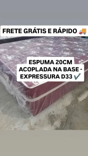 Cama box casal - Estoque limitado