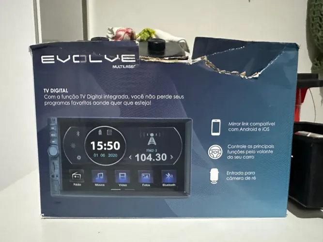 Central Multimídia Multilaser Evolver TV