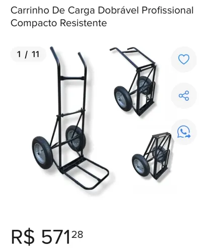 Carrinho carga e descarga