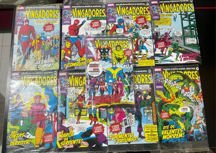 Coleção Clássica Marvel: Vingadores 01 ao 09