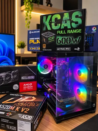 PC GAmer esperança com rx 7600 ddr5