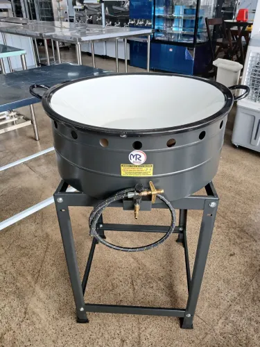 Fritador A Gás 24 Com Tacho Esmaltado 26 Litros