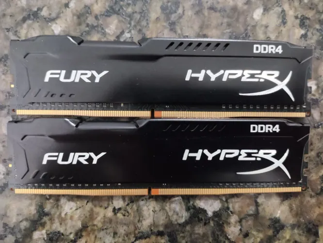 Memória DDR4 Hyper X 8gb (2x4gb)