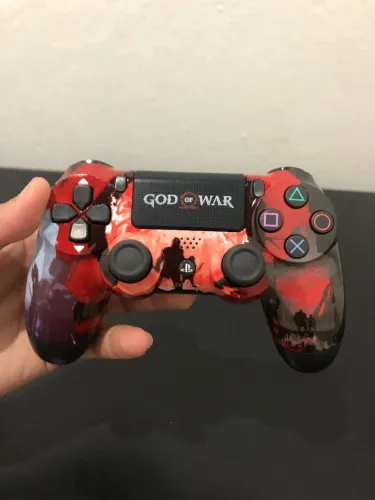 PlayStation 4 Controle Personalizado Vermelho Novo