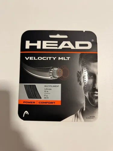 Corda Head Velocity MLT 1,25mm 12m 17g 40 reais cada