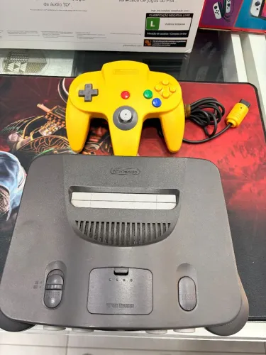 Nintendo 64 usado funcionando certinho 100% faço olx e testamos