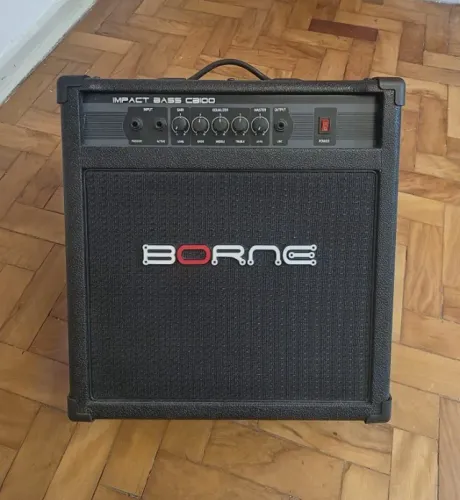 CAIXA AMPLIFICADA PARA BAIXO BORNE IMPACT BASS CB100 - ZERO!