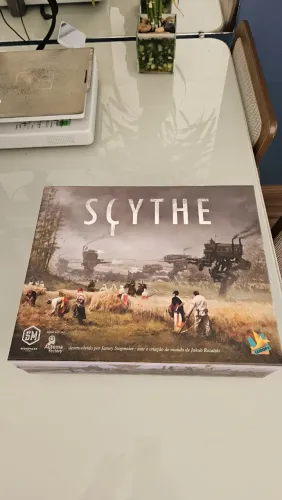 Jogo de Tabuleiro Scythe (Recursos 3D - Sleevado)